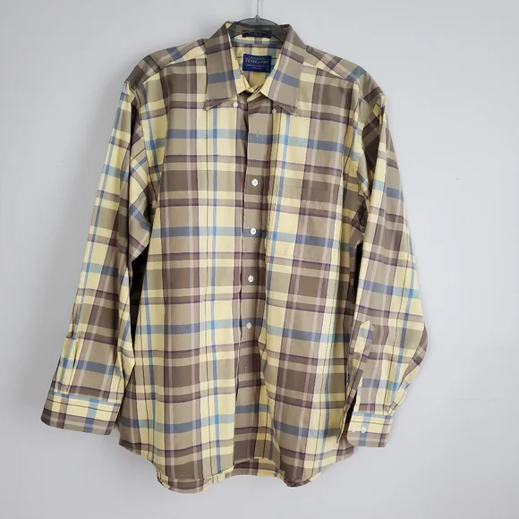 PENDLETON 100% cotton Men’s Shirt Size Large - Picture 4 of 10